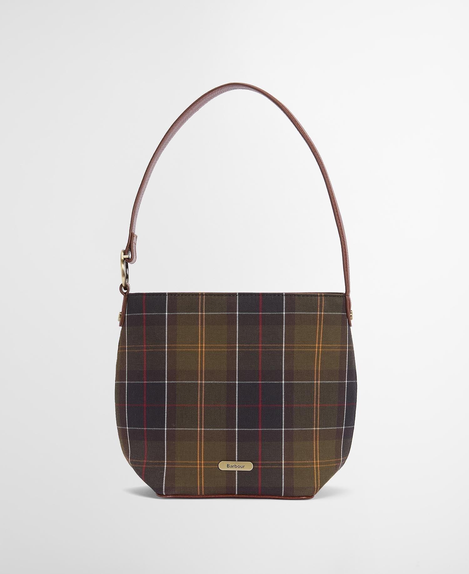  Barbour Cedar Tartan Bucket Kol Çantası