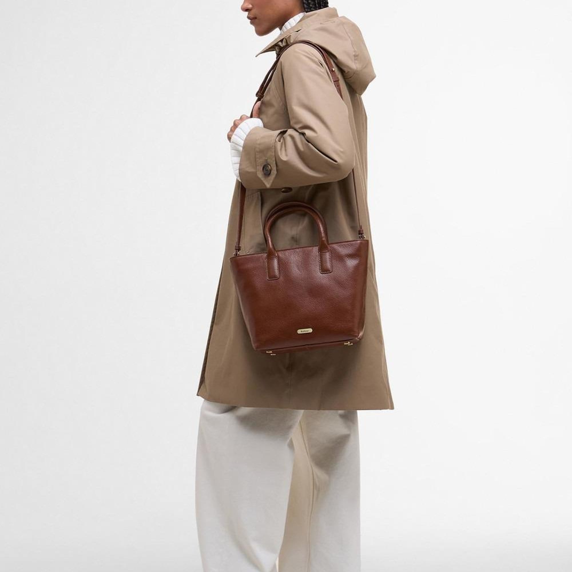 Barbour Birch Deri Kol Çantası