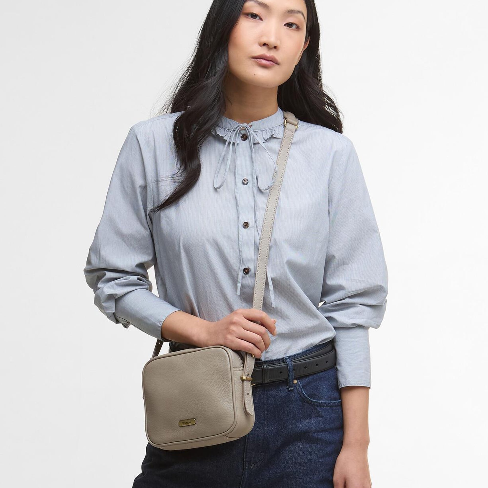 Barbour Daphne Deri Çapraz Çanta