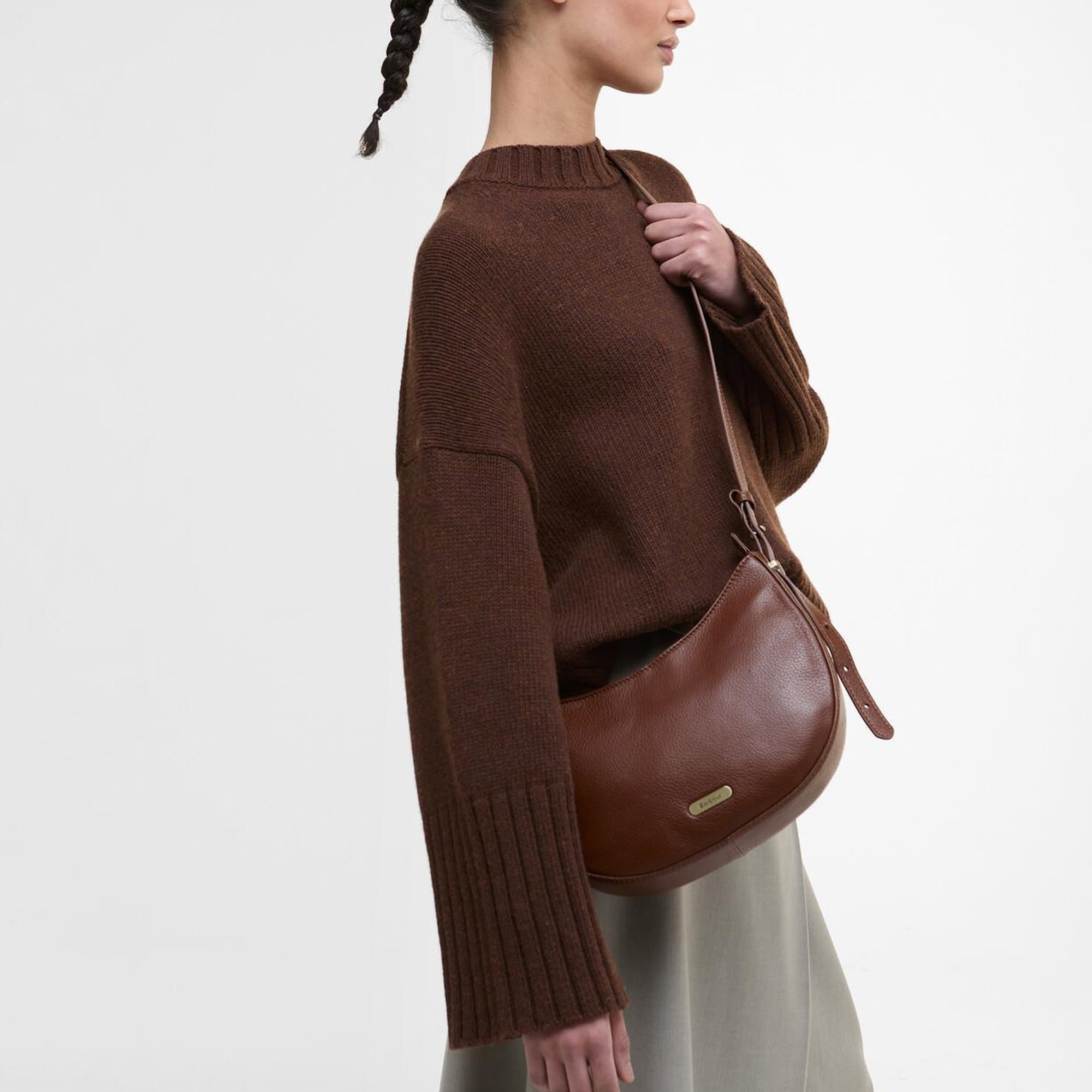 Barbour Sorrel Deri Sling Kol Çantası