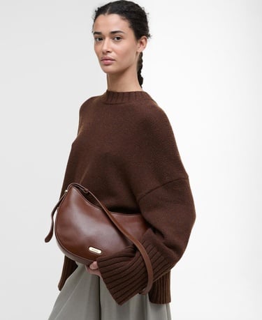  Barbour Sorrel Deri Sling Kol Çantası