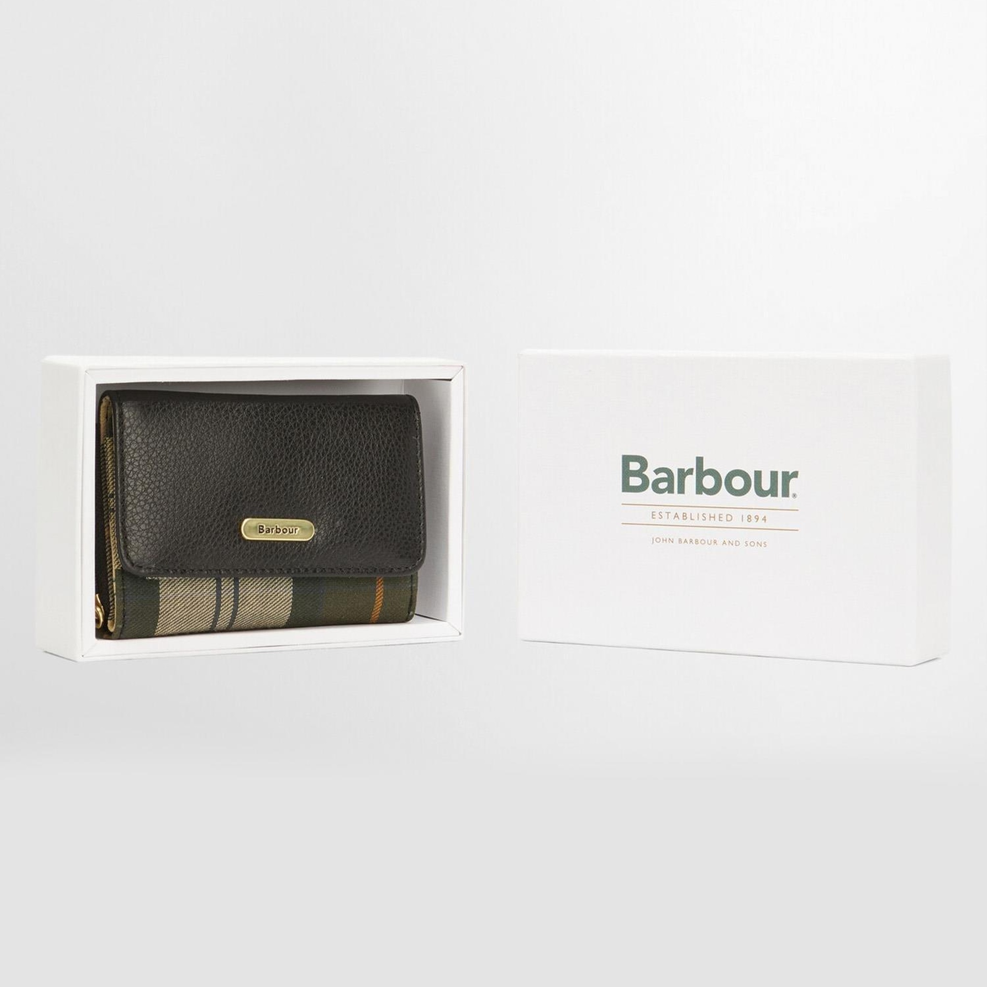 Barbour Rosa Leather French Cüzdan