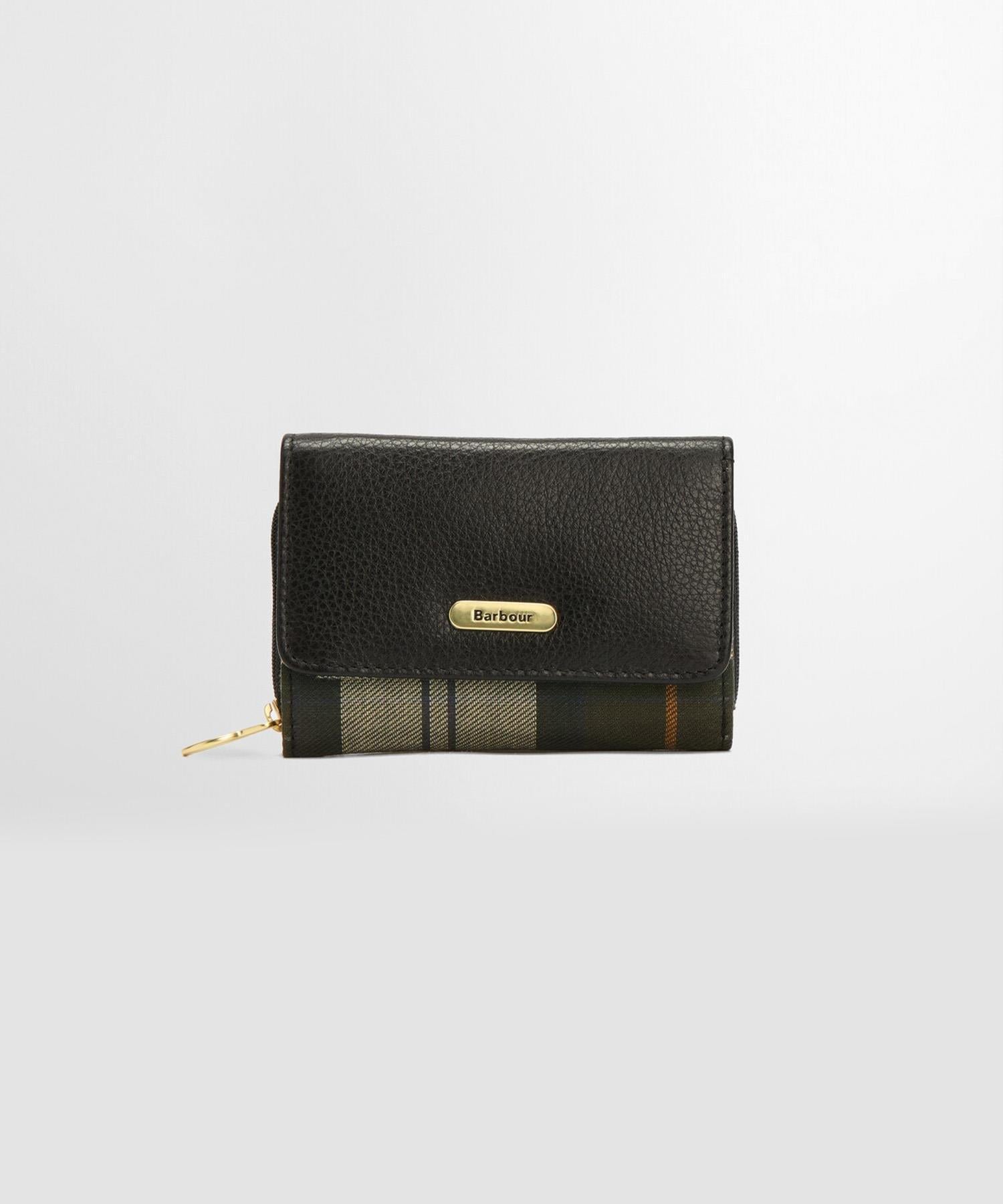  Barbour Rosa Leather French Cüzdan