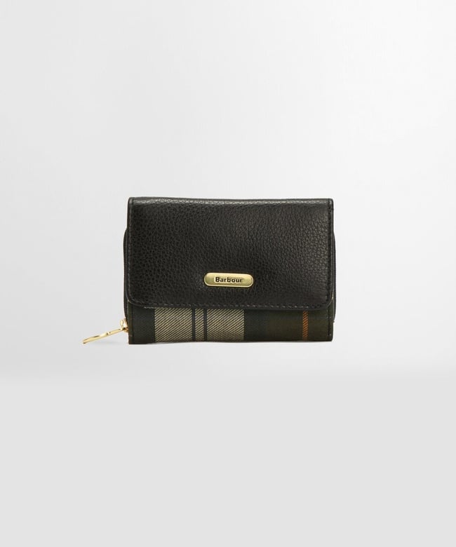  Barbour Rosa Leather French Cüzdan