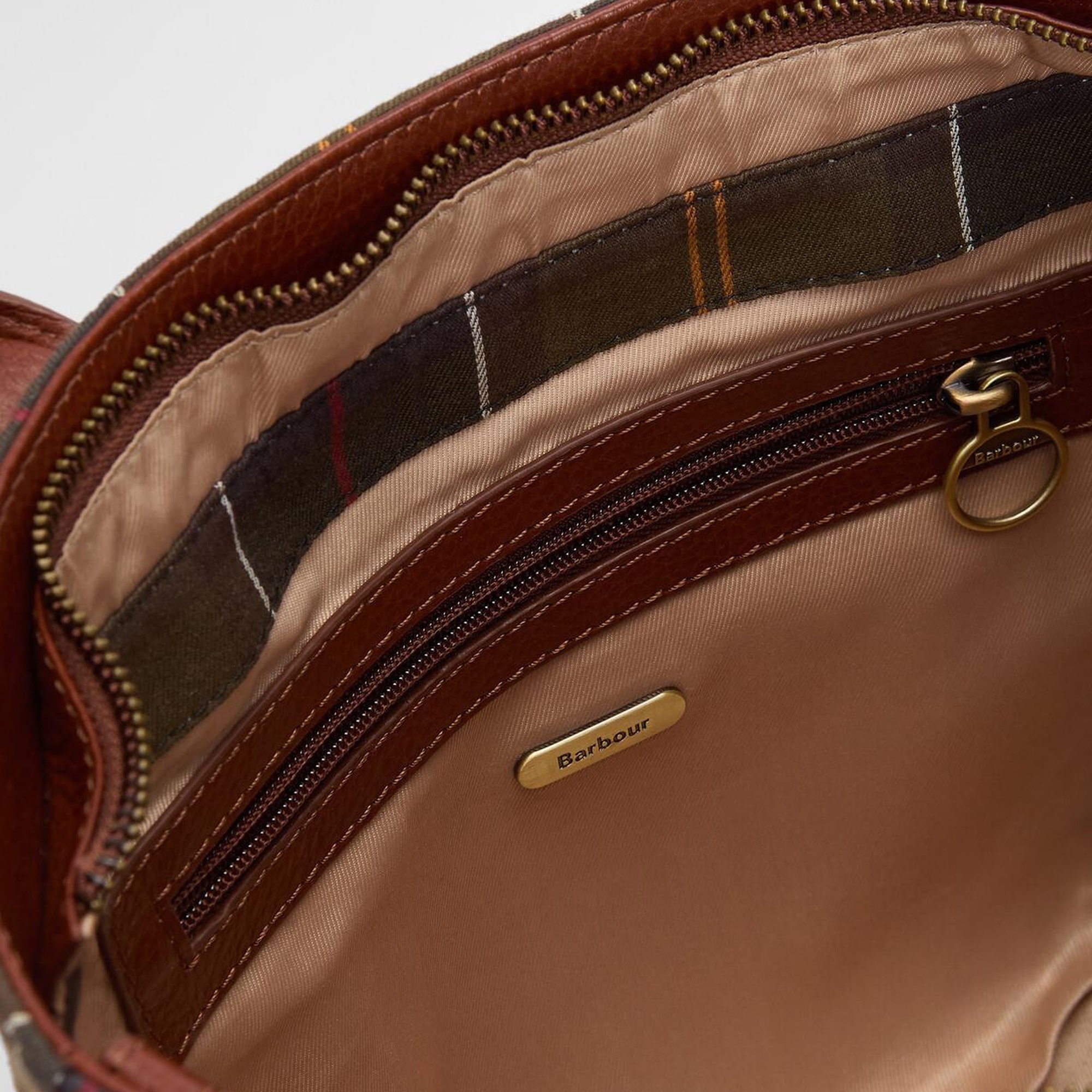 Barbour Birch Tartan Kol Çantası