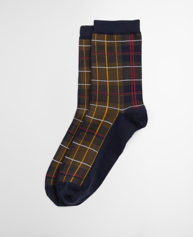  Barbour Tartan Çorap