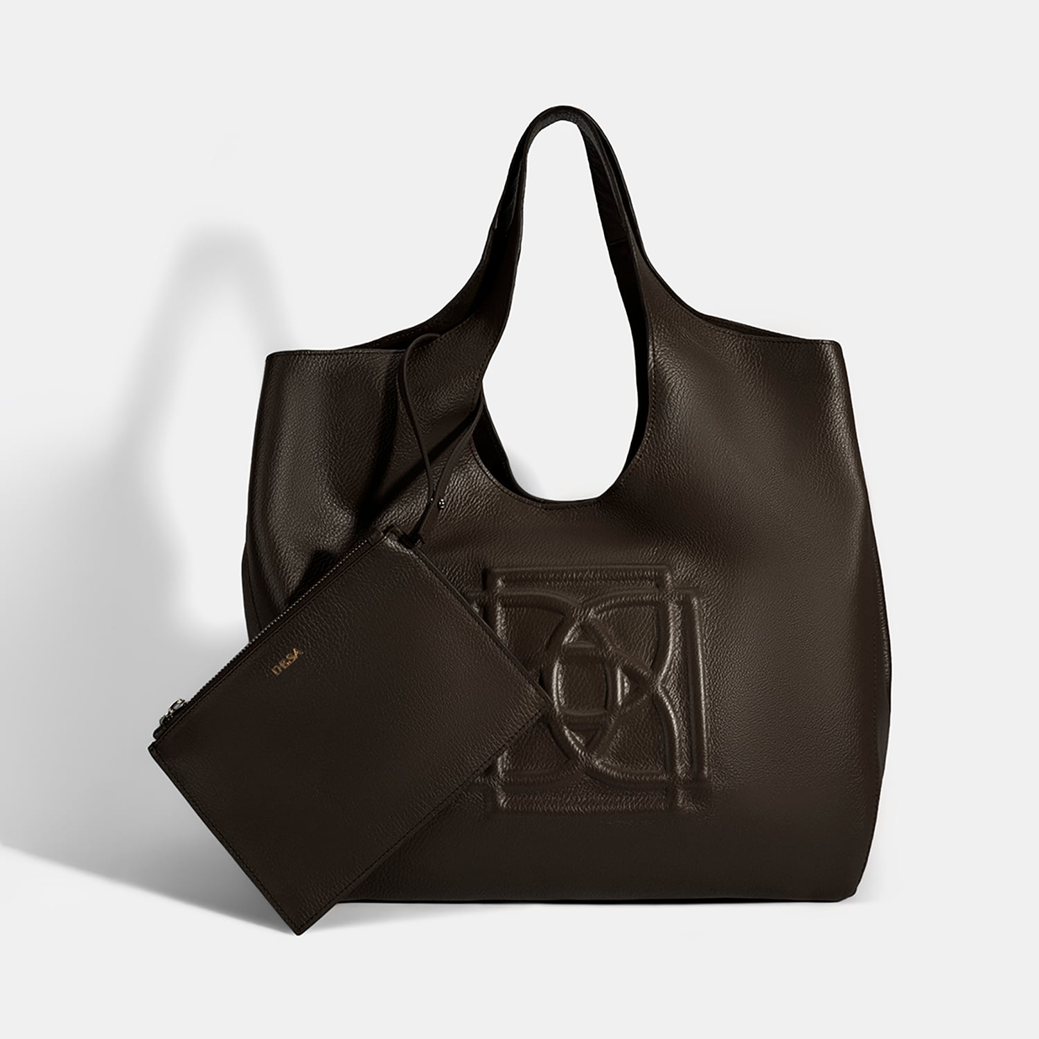  Kadın Acı Kahve Deri Hobo Çanta