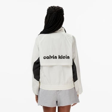 Calvin Klein Retro Track Kadın Beyaz Mont