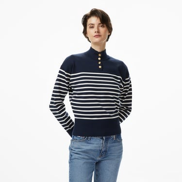  Tommy Hilfiger Jersey Gold Kadın Lacivert Kazak