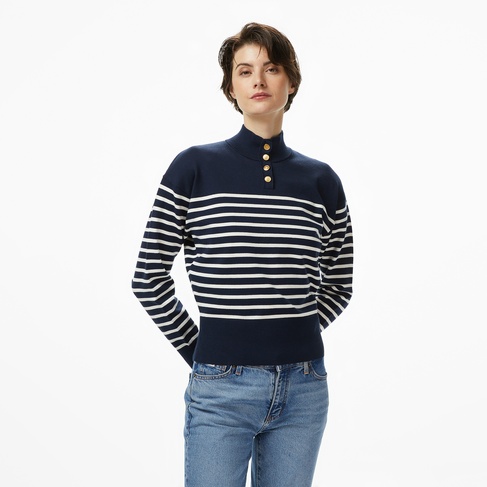  Tommy Hilfiger Jersey Gold Kadın Lacivert Kazak