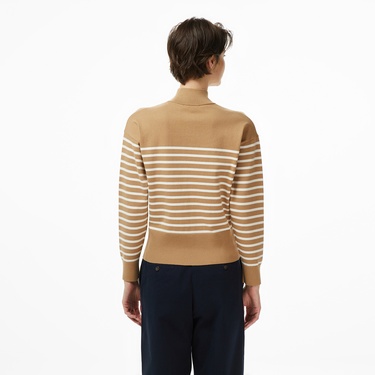  Tommy Hilfiger Jersey Gold Kadın Bej Kazak