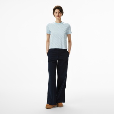  Calvin Klein Classic Kadın Mavi T-Shirt