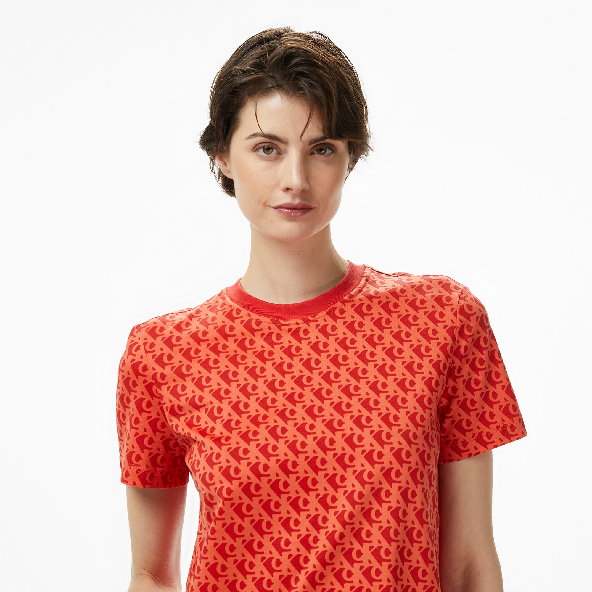 Calvin Klein Classic Kadın Kırmızı T-Shirt