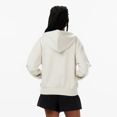  Calvin Klein Monologo French Terry Kadın Gri Sweatshirt