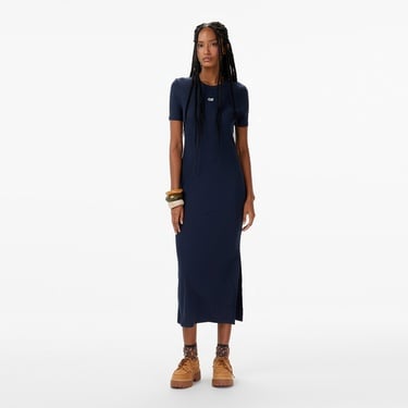  Calvin Klein Modal Kadın Mavi Elbise