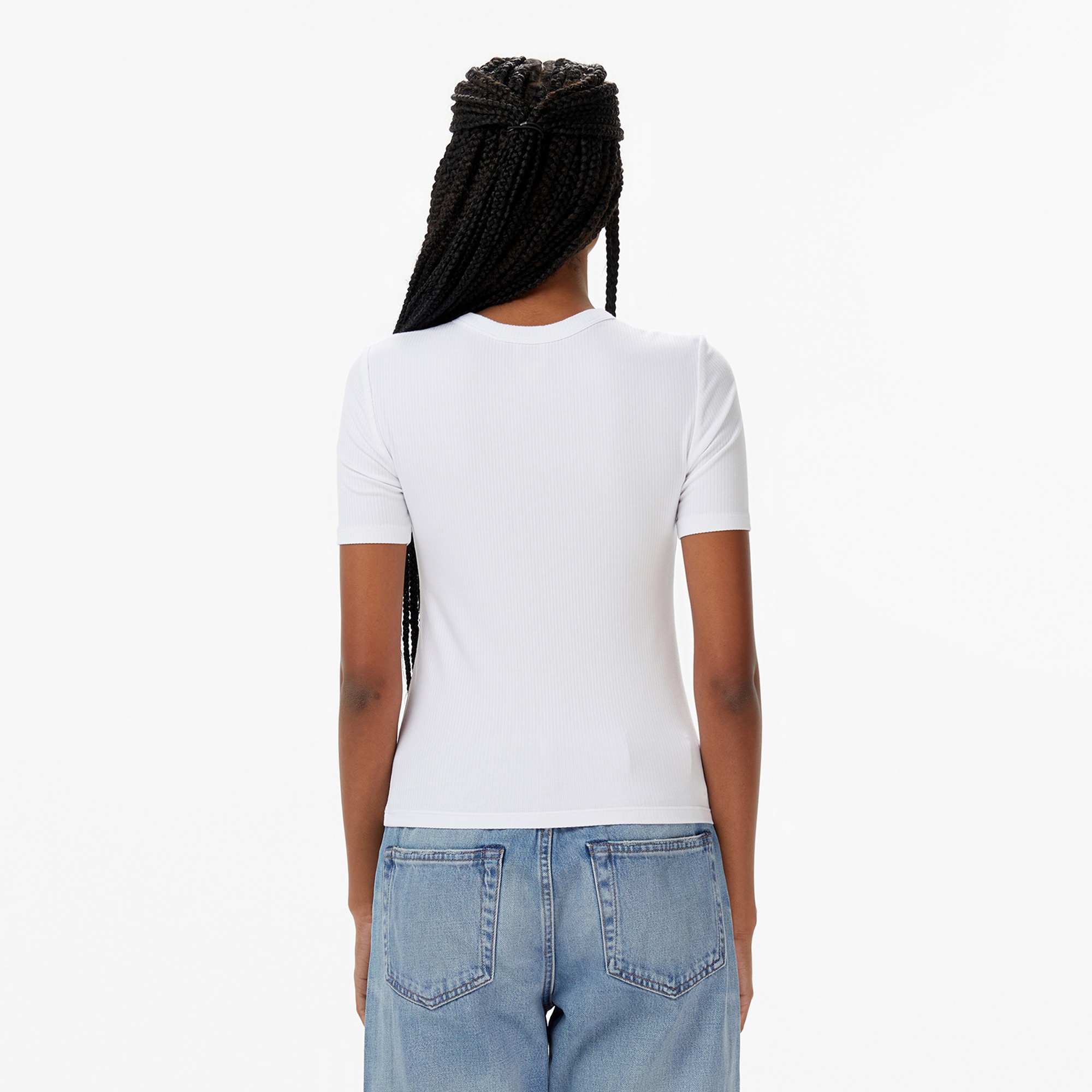 Calvin Klein Modal Essential Kadın Beyaz T-Shirt