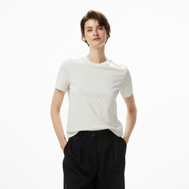  Calvin Klein Classic Kadın Beyaz T-Shirt