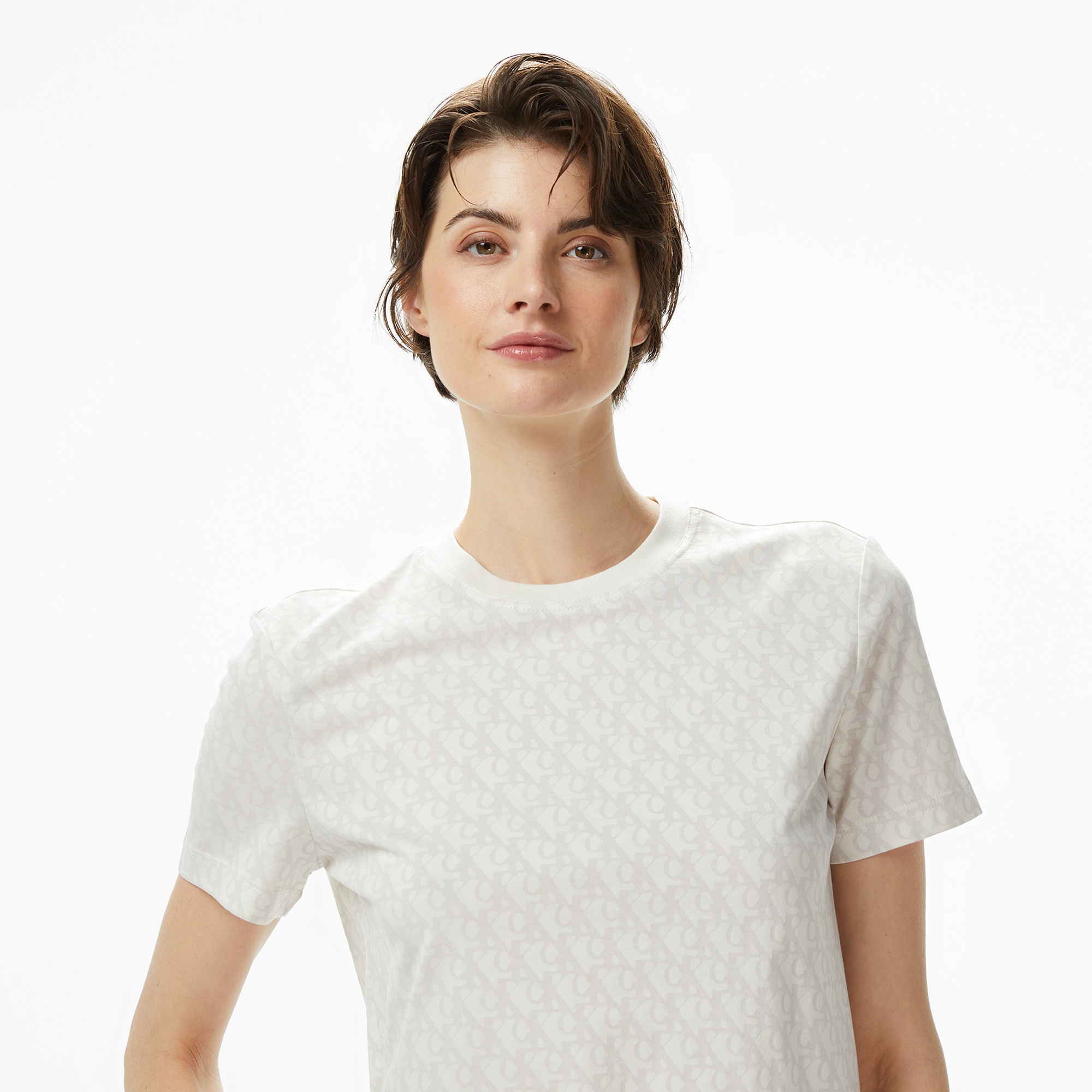 Calvin Klein Classic Kadın Beyaz T-Shirt