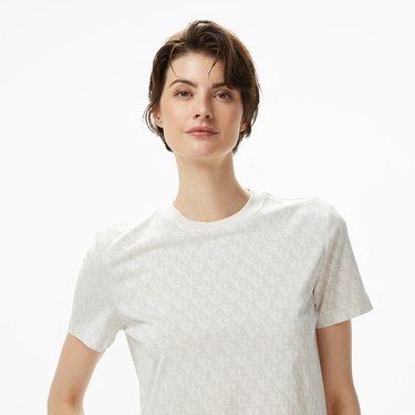 Calvin Klein Classic Kadın Beyaz T-Shirt