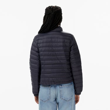  Calvin Klein Ultra Lightweight Down Puffer Kadın Mavi Ceket