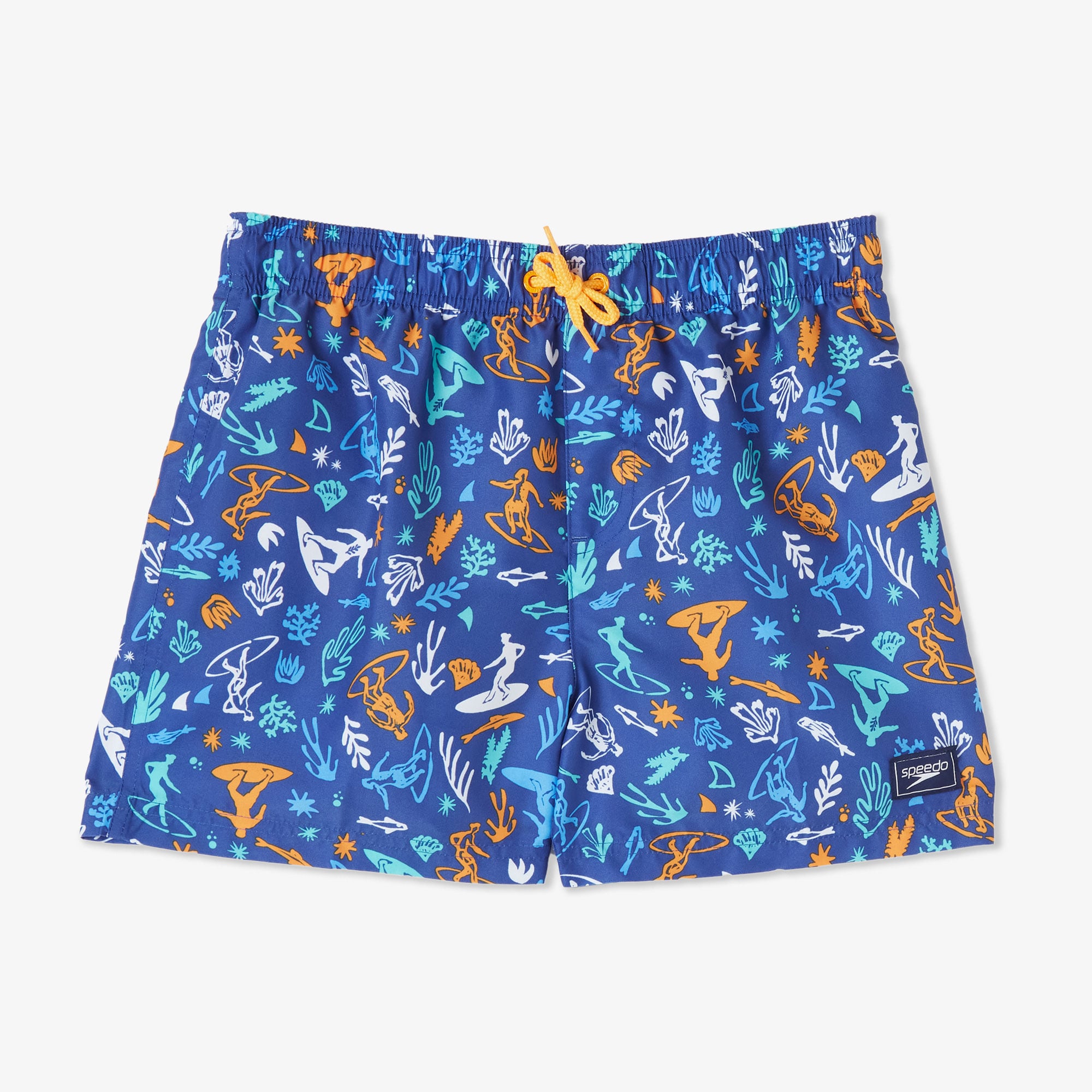  Speedo Digital Printed 13 Çocuk Lacivert Mayo
