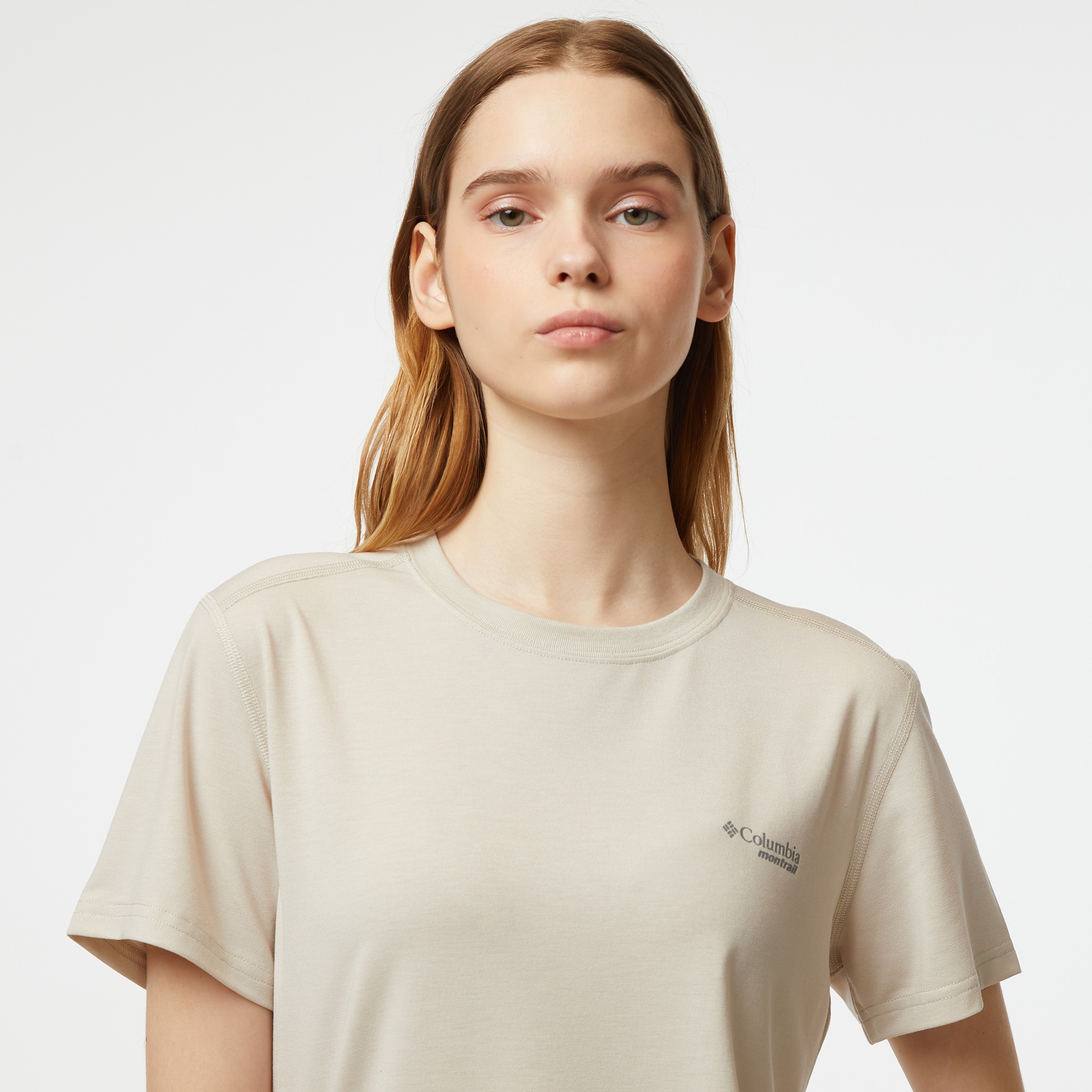 Columbia CSC Kadın Bej Günlük T-Shirt