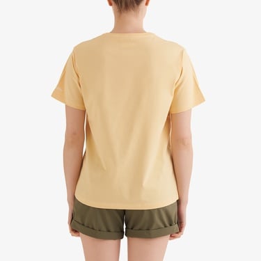  Columbia Kadın Sarı Günlük T-Shirt