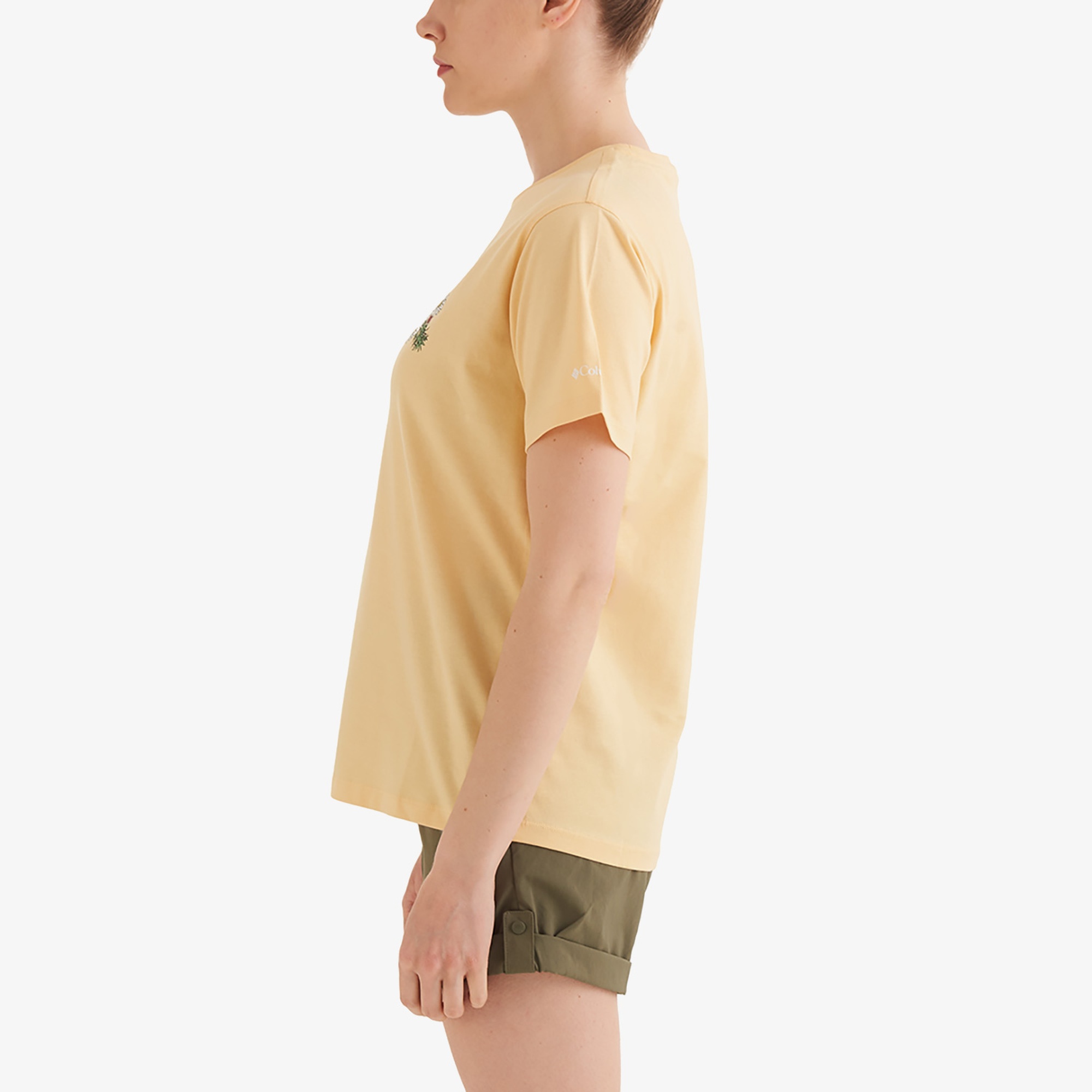 Columbia Kadın Sarı Günlük T-Shirt