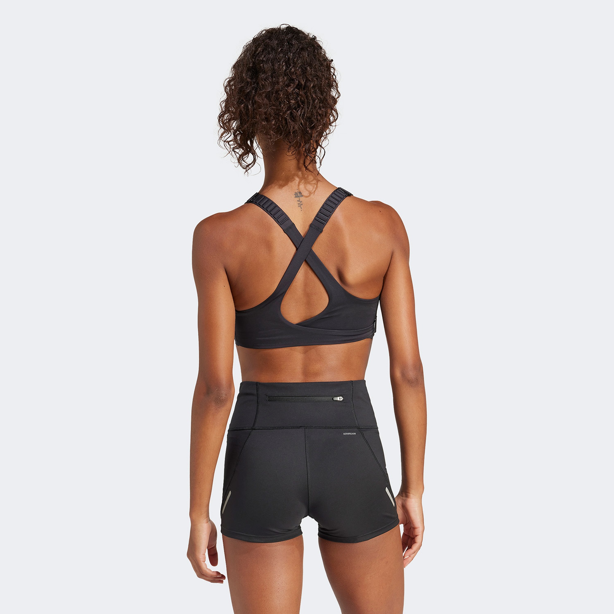 adidas FastImpact Luxe Run High-Support Kadın Siyah Bra