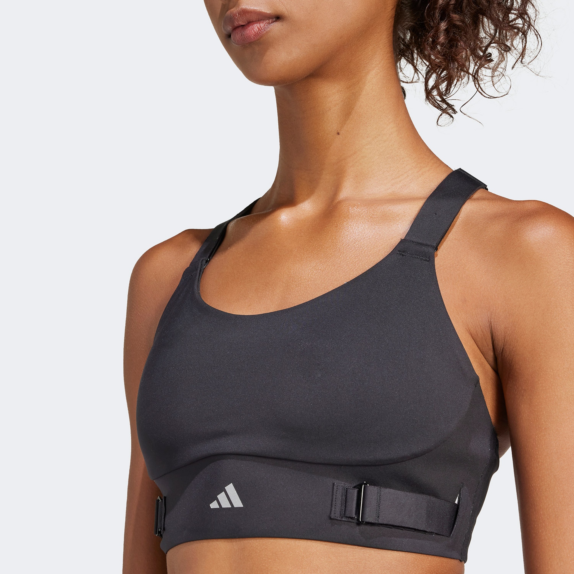 adidas FastImpact Luxe Run High-Support Kadın Siyah Bra