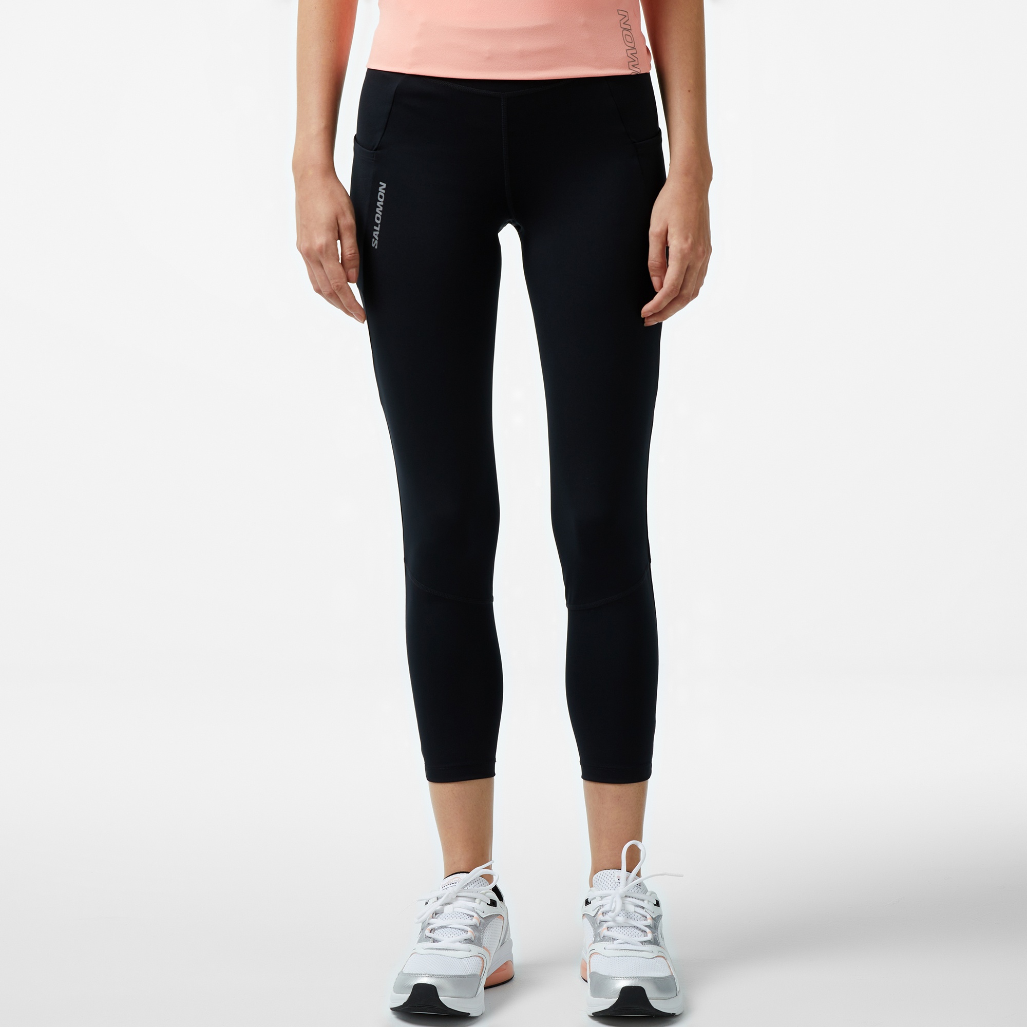 Salomon Cross Run 25 Kadın Siyah Koşu Taytı