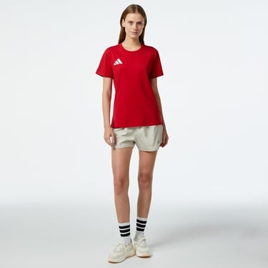  adidas Team Türkiye Kadın Kırmızı Günlük T-Shirt