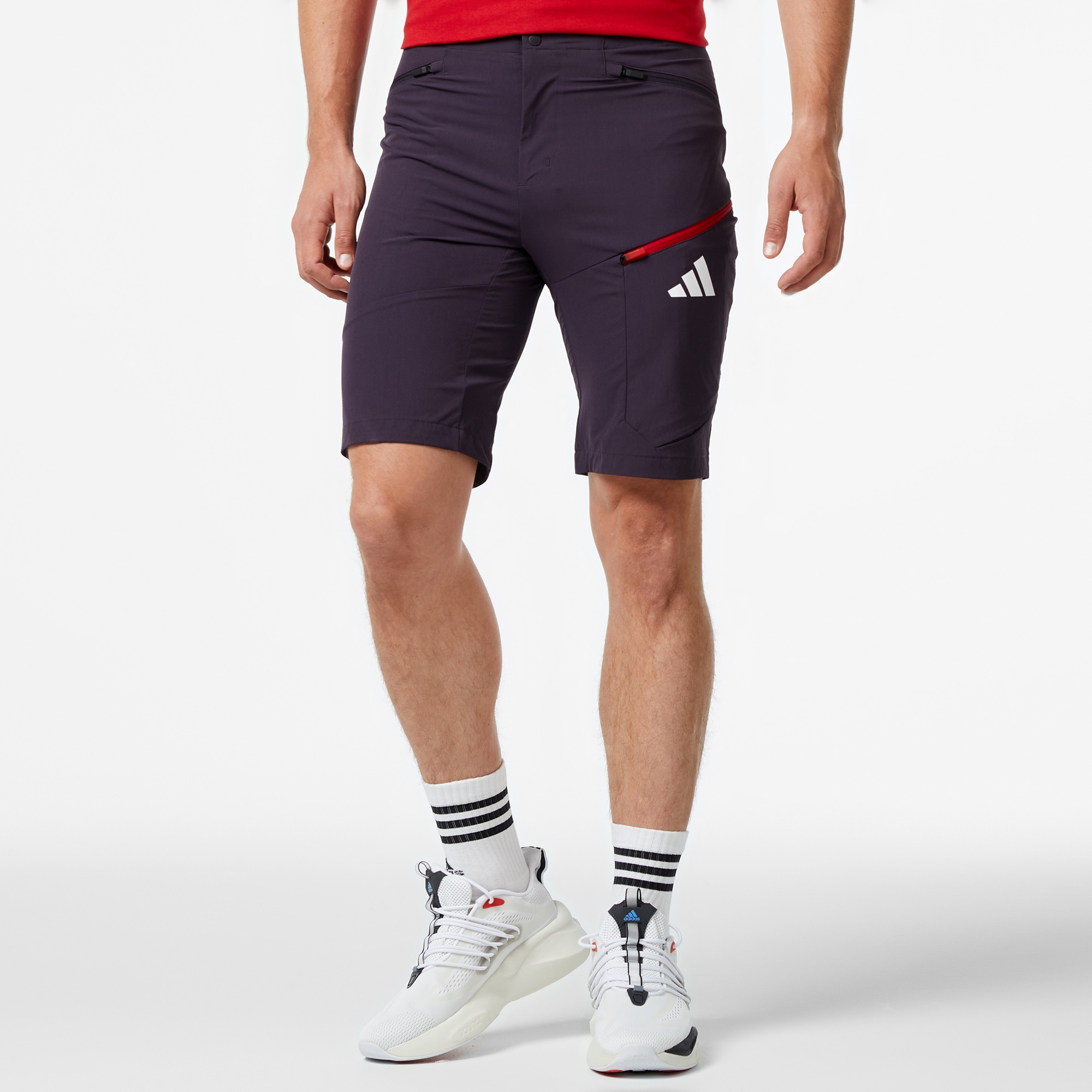 adidas Team Türkiye Erkek Mor Günlük Şort