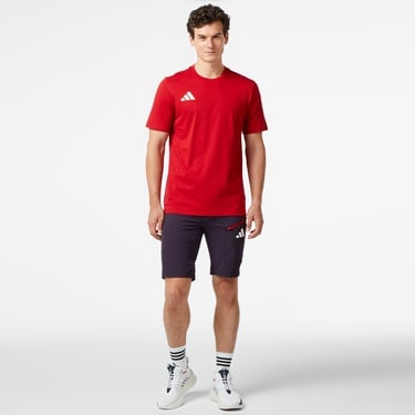  adidas Team Türkiye Erkek Mor Günlük Şort