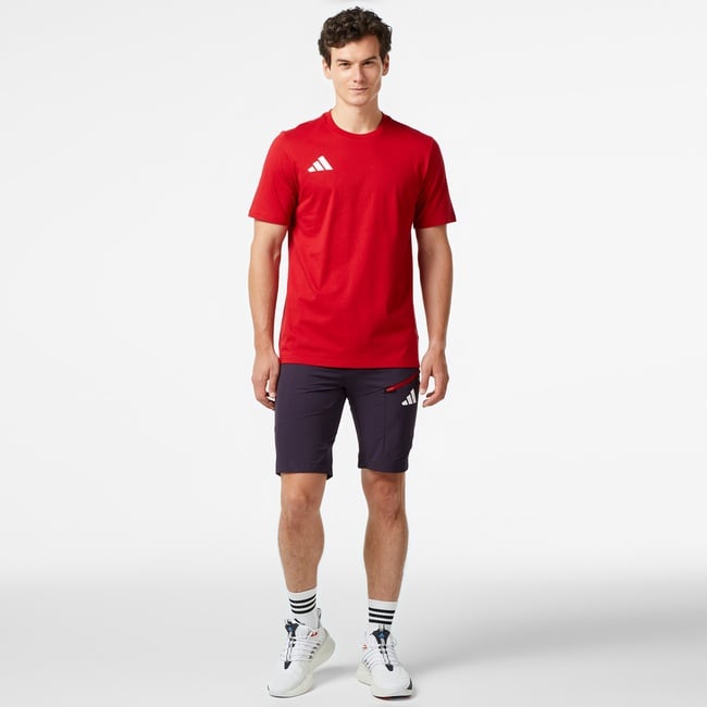  adidas Team Türkiye Erkek Mor Günlük Şort