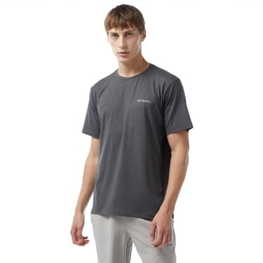 Columbia Tech Trail Erkek Gri Polo T-Shirt