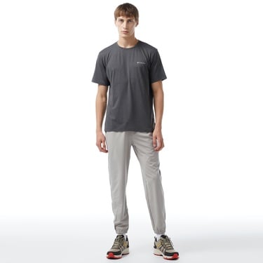  Columbia Tech Trail Erkek Gri Polo T-Shirt