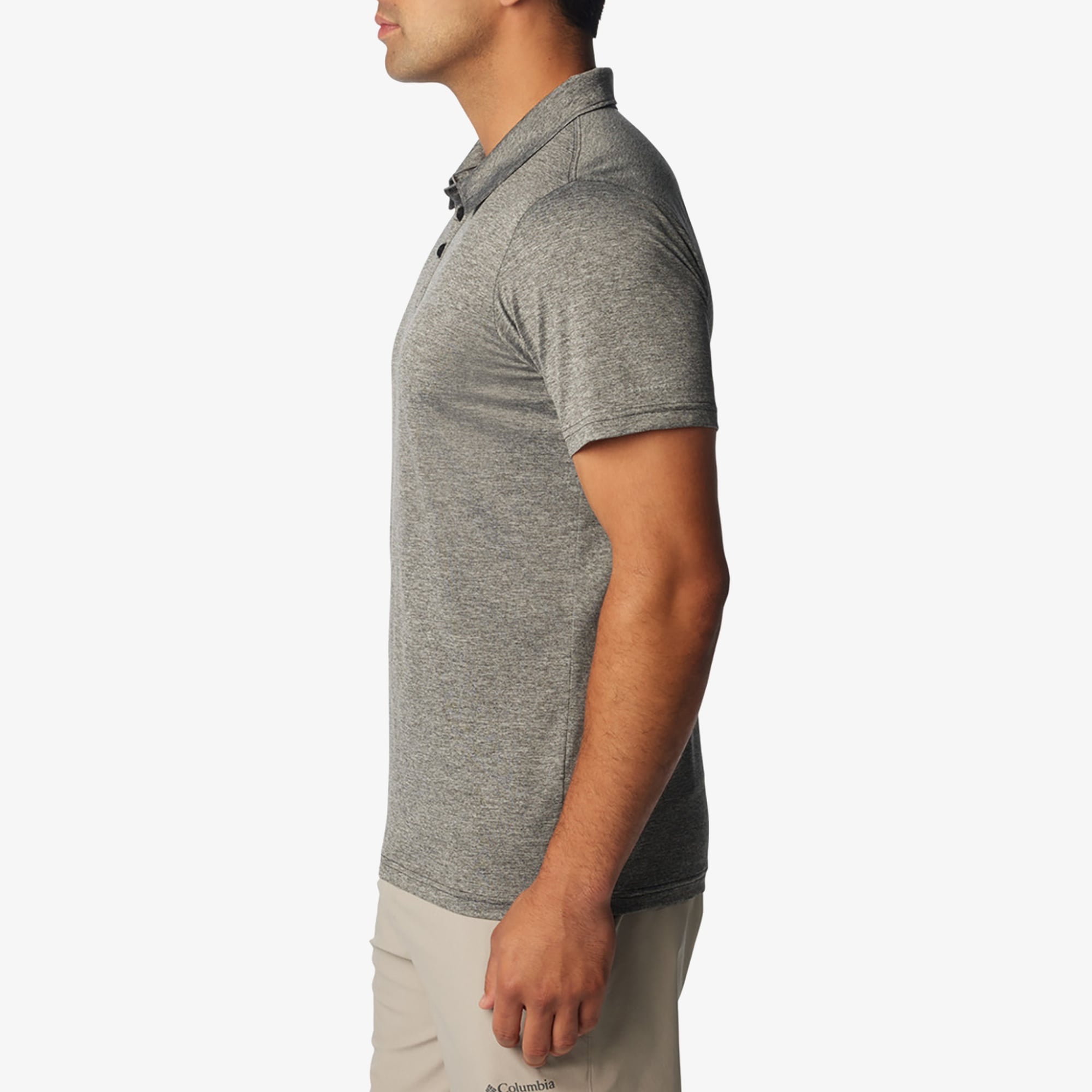 Columbia Hike Erkek Gri Günlük Polo T-Shirt