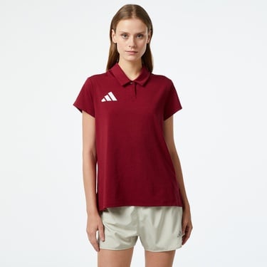  adidas Team Türkiye Kadın Kırmızı Günlük Polo