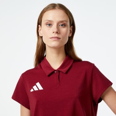  adidas Team Türkiye Kadın Kırmızı Günlük Polo
