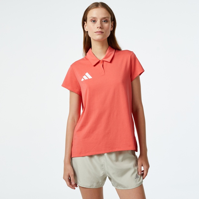  adidas Team Türkiye Kadın Turuncu Günlük Polo