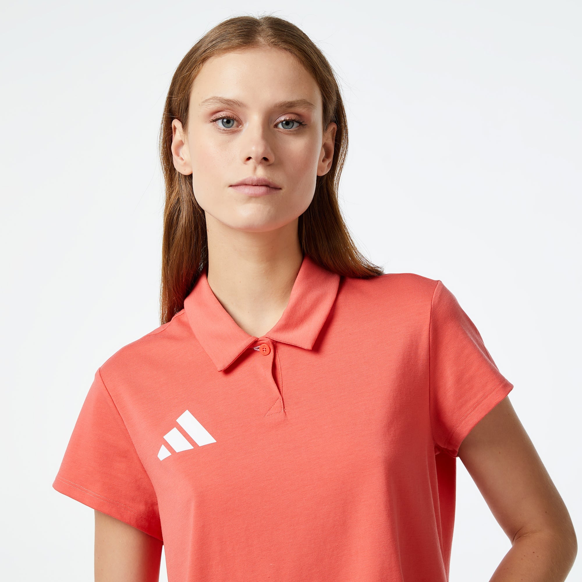 adidas Team Türkiye Kadın Turuncu Günlük Polo