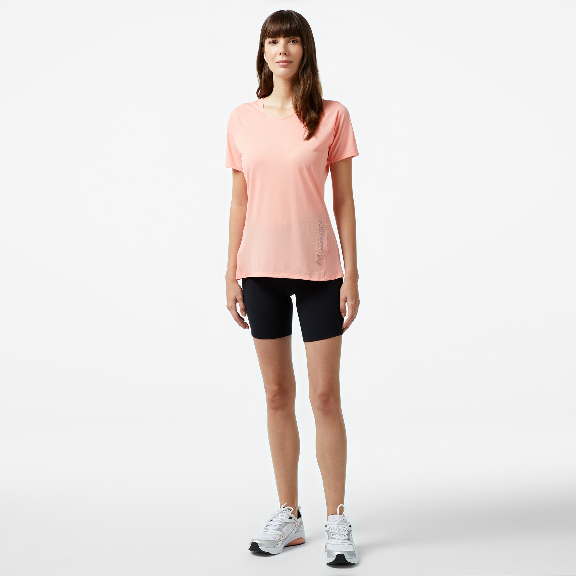 Salomon Aero Kadın Pembe Günlük T-Shirt