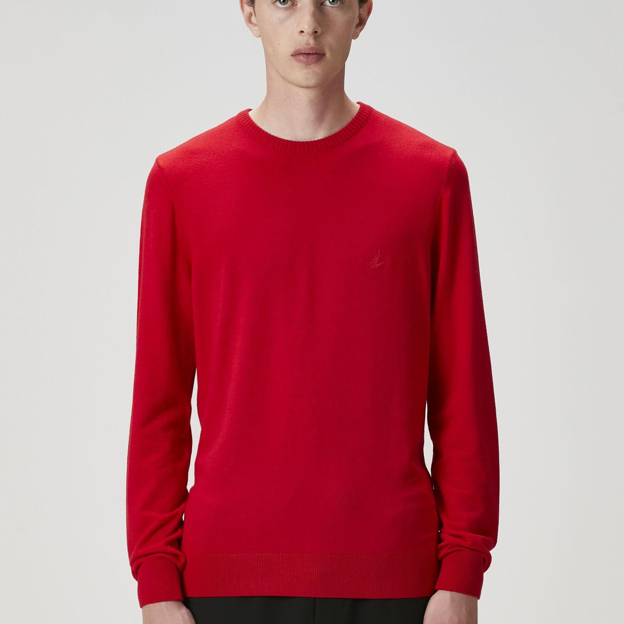 Beymen Club Erkek Parlak Kırmızı Basic Kazak