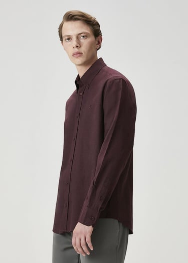  Beymen Club Erkek Mürdüm Gömlek