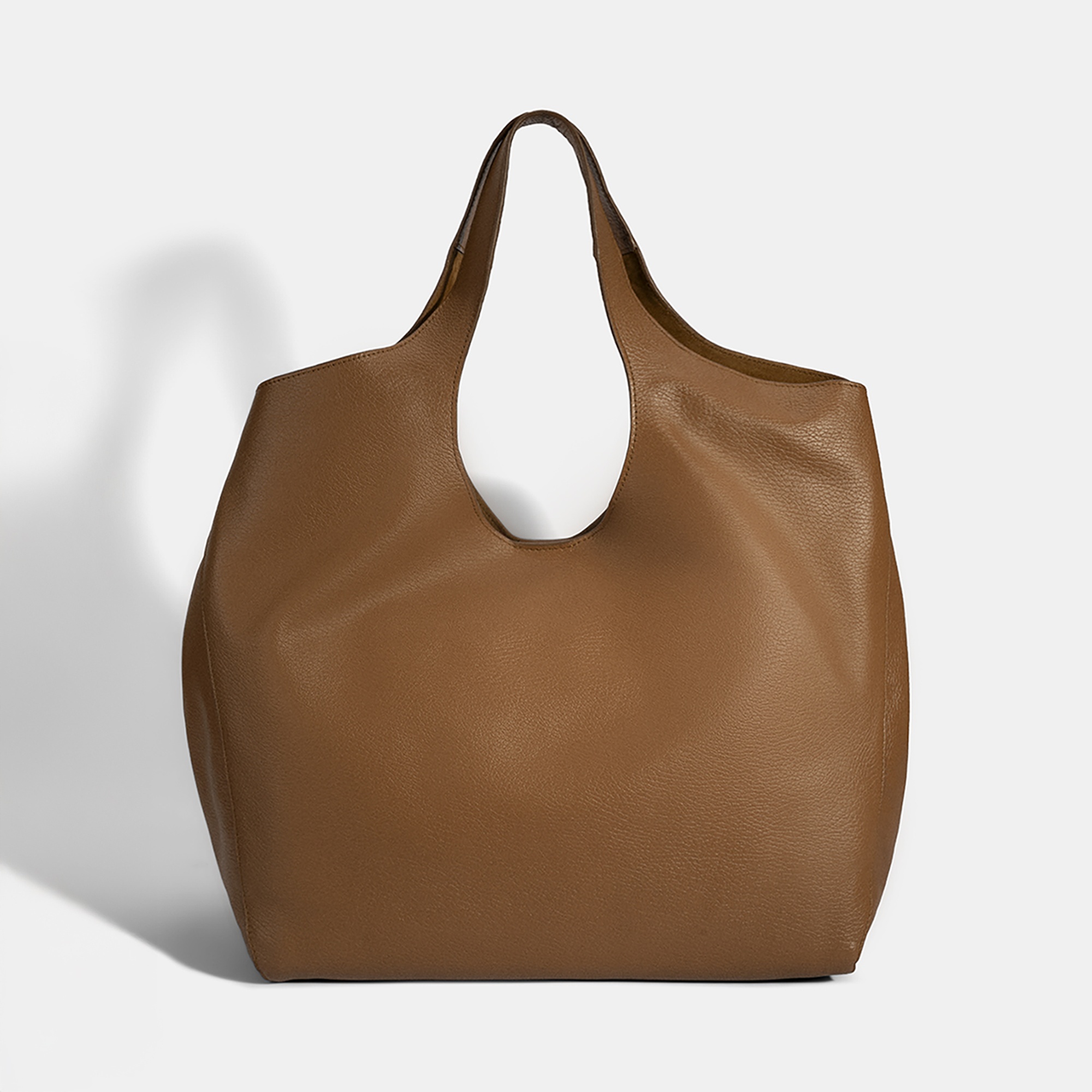 Kadın Kahve Deri Hobo Çanta