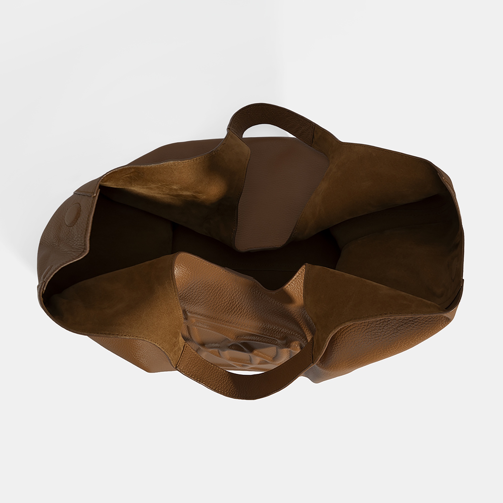 Kadın Kahve Deri Hobo Çanta