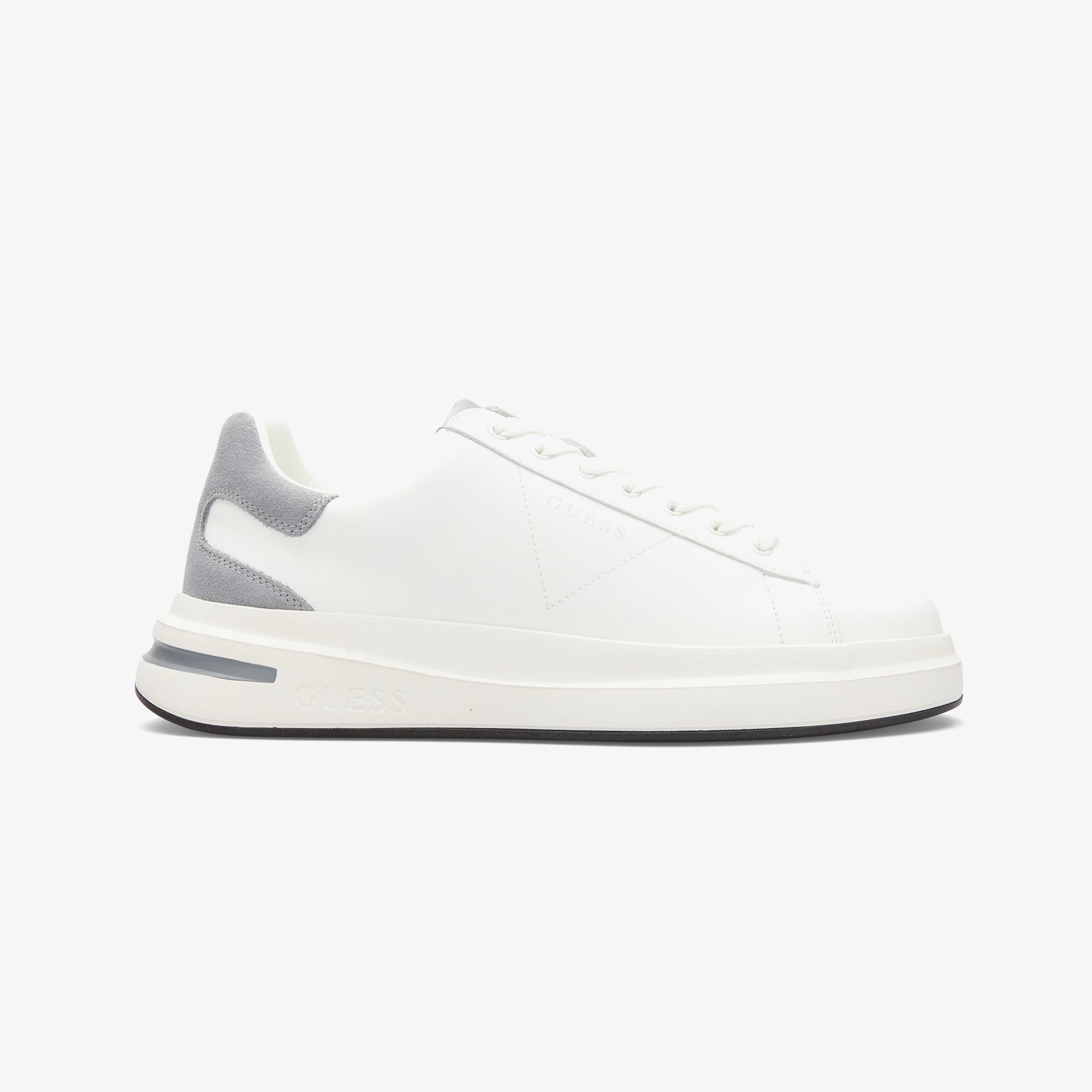 Guess Elba Deri Erkek Beyaz Sneaker