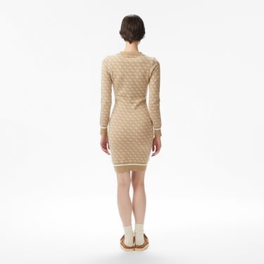  Guess Aubrey Yün Karışımlı Kadın Renkli Elbise