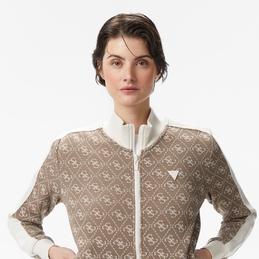  Guess Rhombus Kadın Renkli Sweatshirt